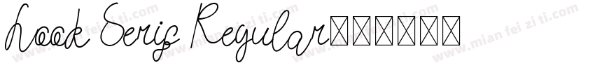 Look Serif Regular字体转换